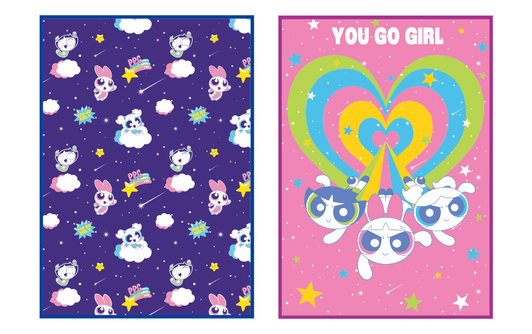 ふんわりブランケット