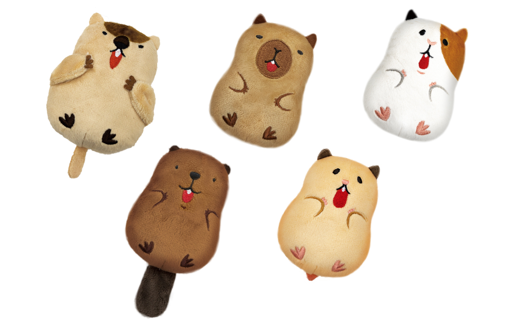 さけべ！げっ歯類ぬいぐるみ