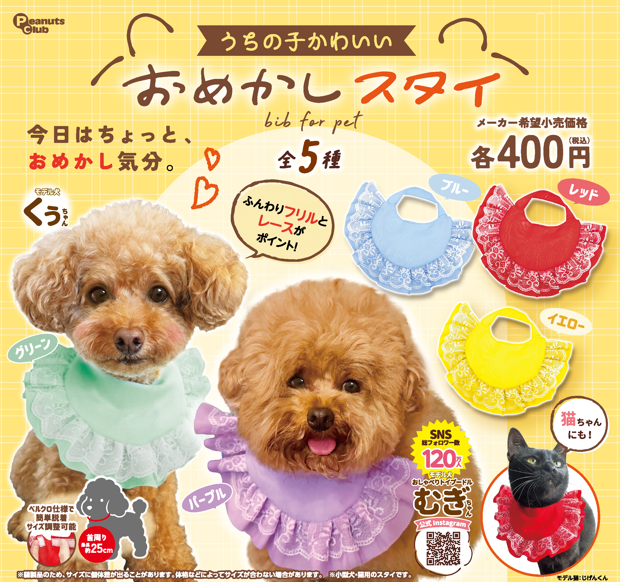うちの子かわいい！おめかしスタイ