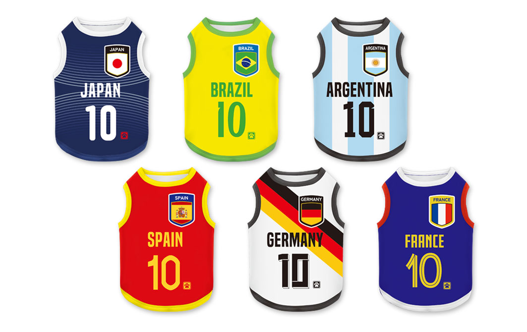 うちの子かわいい!ドッグウェア 第2弾 サッカーユニフォーム