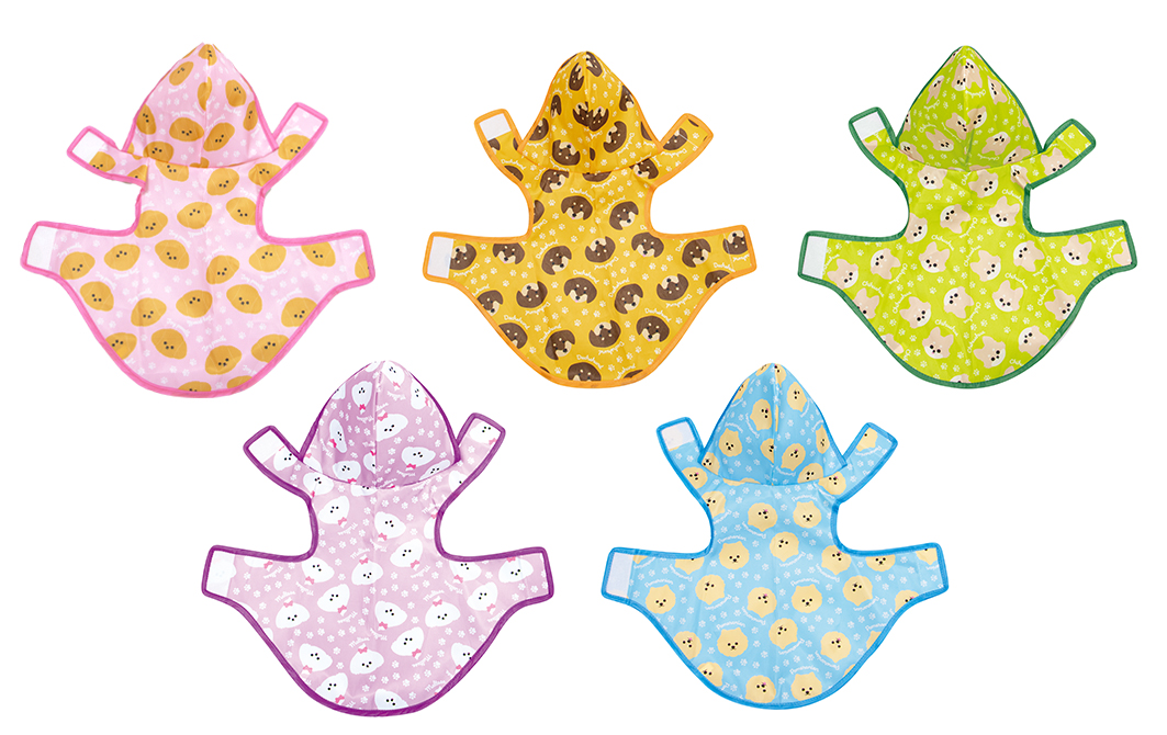 うちの子かわいい！ドッグレインコート