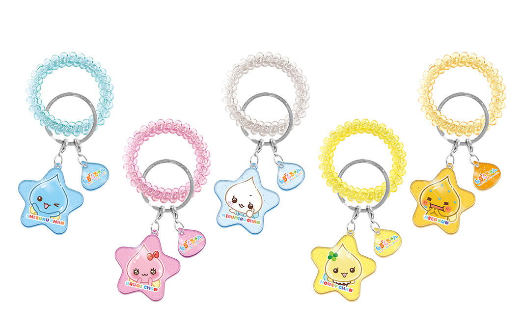 スプリングゴムキーホルダー