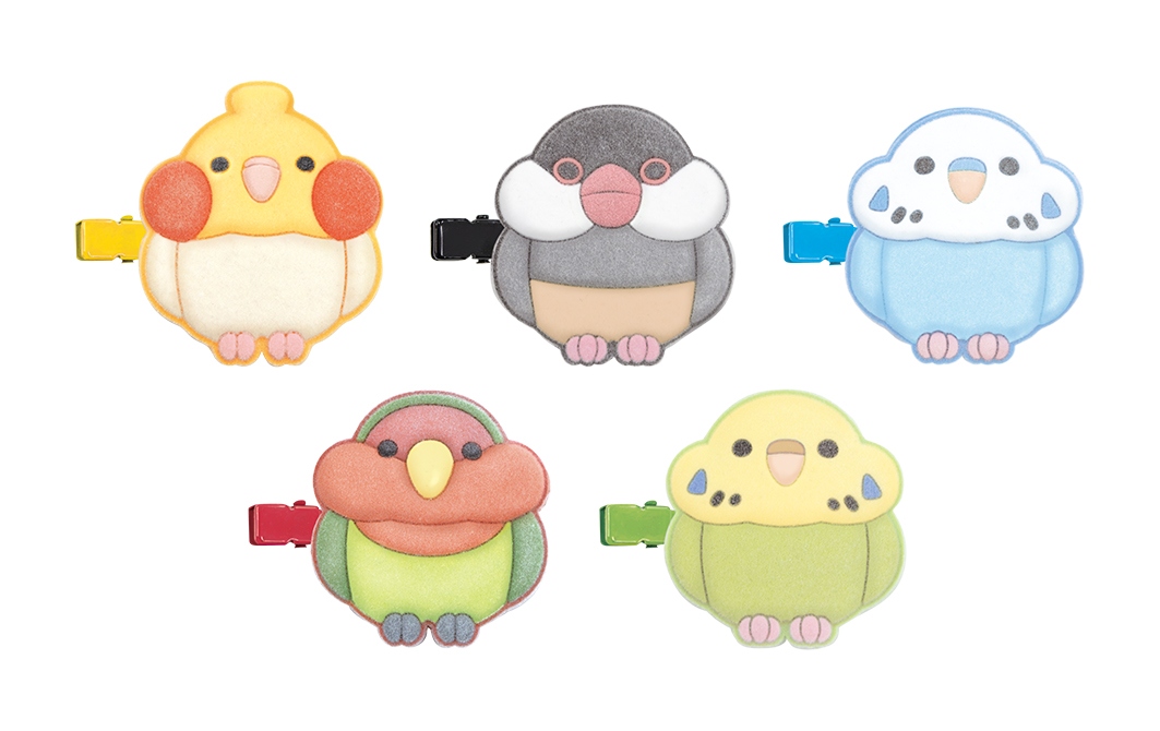 ことりのフロッキー前髪クリップ