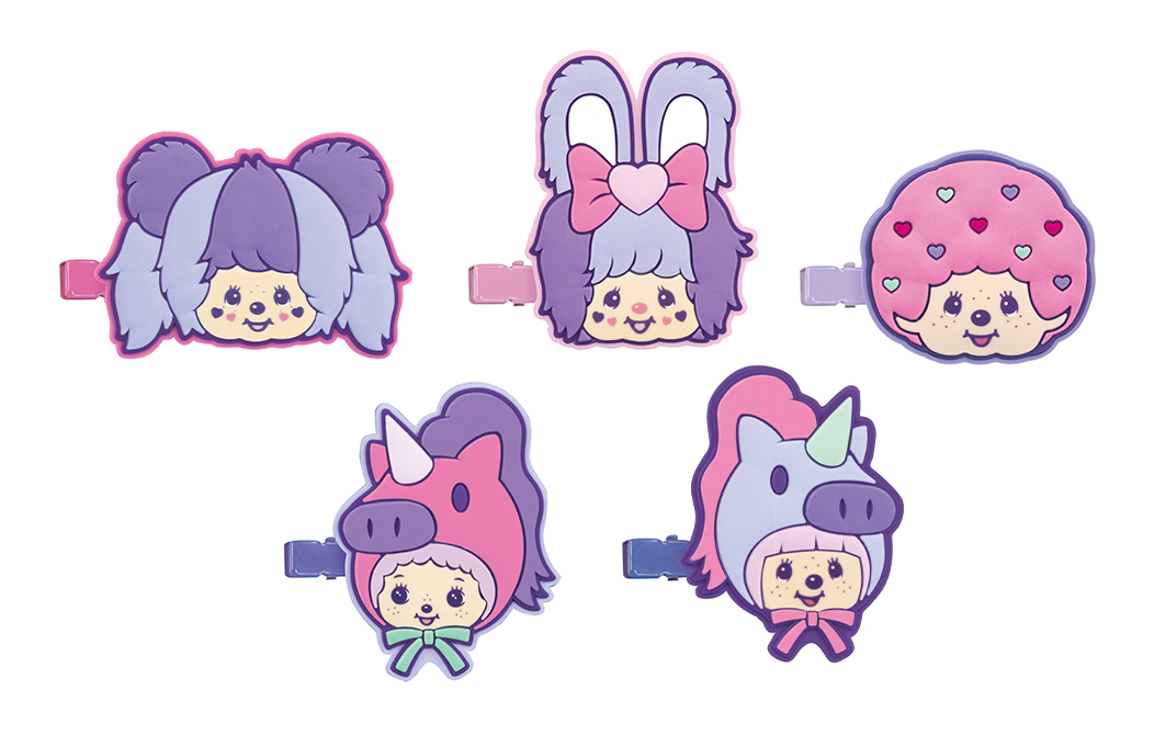 ラバー前髪クリップ