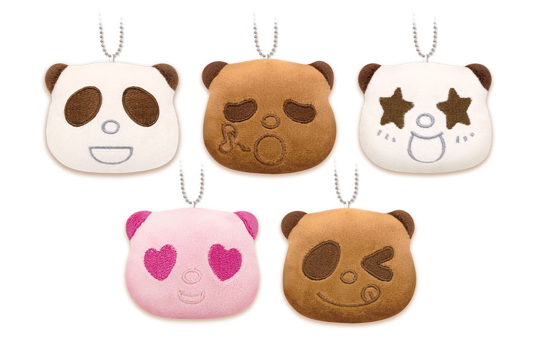 フェイスぬいぐるみクリップ