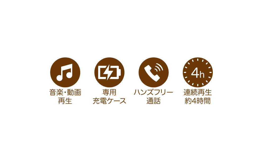 puripuriおしり TWSイヤフォン わんこ 茶